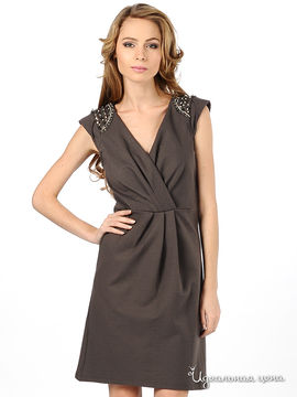 Платье Турецкий шик женское, цвет коричнево-серый