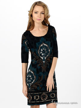 Платье Турецкий шик женское, цвет черный / синий