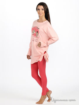 Пижама Relax Mode женская, цвет розовый / коралловый