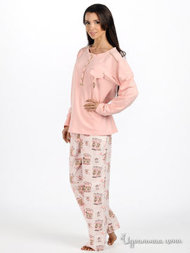 Пижама Relax Mode женская, цвет розовый