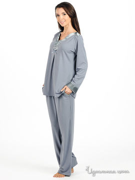 Пижама Relax Mode женская, цвет серо-синий