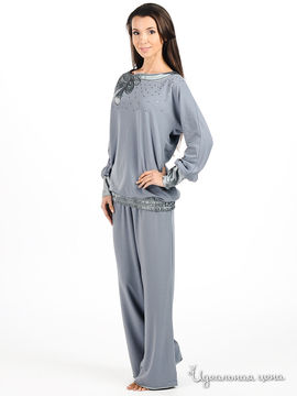 Пижама Relax Mode женская, цвет серо-синий