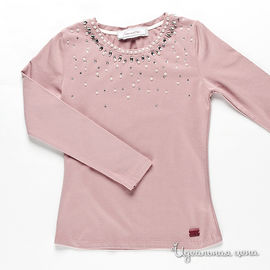 Лонгслив Fracomina mini для девочки, цвет темно-розовый