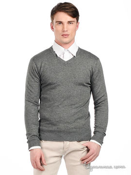Пуловер Takeshy Kurosawa мужской, цвет серый меланж