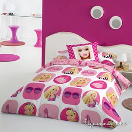 Комплект постельного белья LICENCIAS, цвет розовый, 1.5-спальный