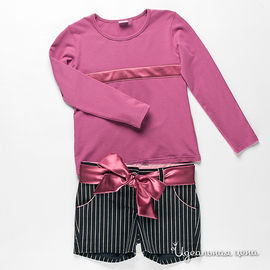 Костюм GT Basic "КАТИ" для девочки, цвет серый / темно-розовый