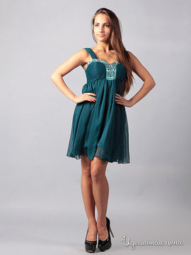 Платье Dress mix женское, цвет сине-зеленый
