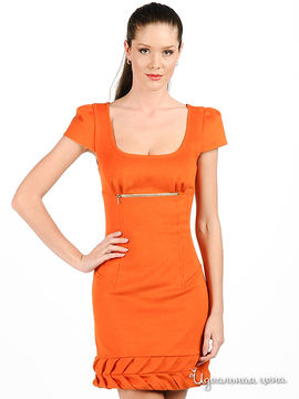 Платье Maria Rybalchenko женское, цвет оранжевый