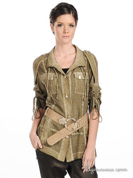 Блуза SOCIETA&ATOS LOMBARDINI женская, цвет коричневый