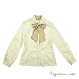 Блуза Gulliver "Крем-брюле" для девочки, цвет бежевый, рост 122-152 см