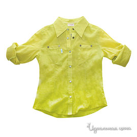 Блуза Gulliver для девочки, цвет салатовый