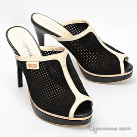 Туфли Cardinali женские, цвет черный / белый