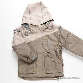 Куртка Huppa унисекс, цвет бежевый / темно-бежевый, рост 128-158 см