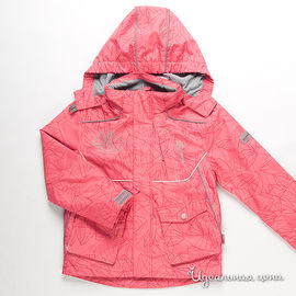 Куртка Huppa для девочки, цвет коралловый, рост 122 см