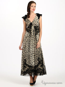 Платье Eleni Viare женское, цвет черный / коричневый