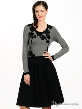 Платье Eleni Viare женское, цвет серый / черный