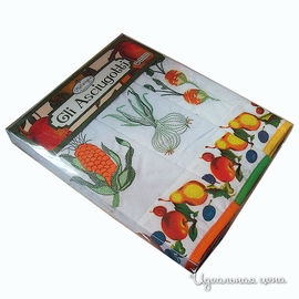 Набор кухонных полотенец Grand Textil, цвет мультиколор / овощи, 3 шт.
