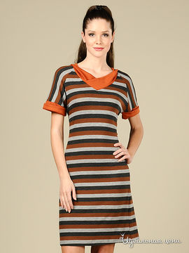 Платье Max Ferrary женское, цвет коричневый / серый