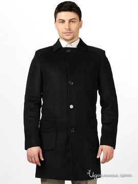 Пальто Il Dominatore мужское, цвет темно-серый