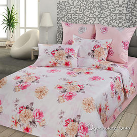Комплект постельного белья Letto&Levele, цвет светло-розовый, евро