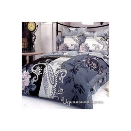 Комплект постельного белья Letto&LeVelle, цвет серый, евро