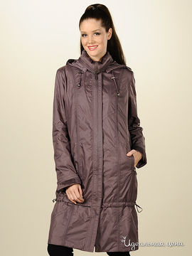 Пальто XcluSive&Soho женское, цвет баклажановый