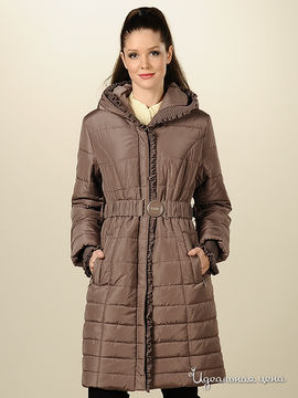 Пальто XcluSive&Soho женское, цвет коричневый