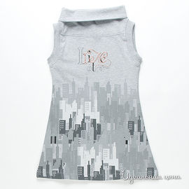 Платье Dodipetto для девочки, цвет серый меланж