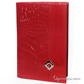 Обложка для паспорта Dimanche "Papillon Rouge" женская, цвет красный