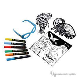Постеры OPTRIX 3D "Динозавры", 3 шт.