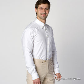 Рубашка мужская, белого цвета