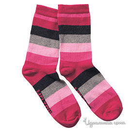 Носки Melton детские, цвет розовый / серый / фуксия