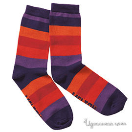 Носки Melton детские, цвет оранжевый / фиолетовый / алый