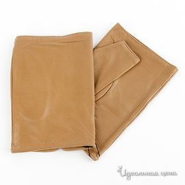 Перчатки Eleganzza женские, цвет светло-коричневый