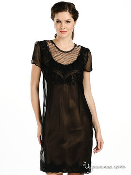 Платье Aftershock женское, цвет черный / коричневый