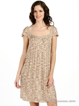 Платье Aftershock женское, цвет коричневый меланж