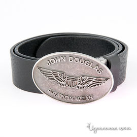 Ремень John Douglas "Aircraft legend" унисекс, цвет чёрный