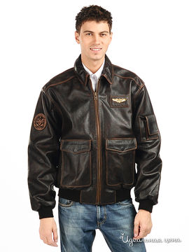 Куртка John Douglas "Nevada A-1" мужская, цвет коричневый