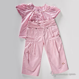 Комплект: блузка и брюки для девочки,  рост 76-90 см