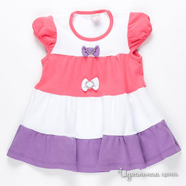 Платье My little angel для девочки, цвет фиолетовый / коралловый