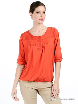 Блузка 2 BIZ женская, цвет оранжевый