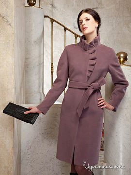 Пальто Pompa женское, цвет серо-фиолетовый