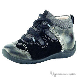 Ботинки SuperFit для девочки, цвет черный / серый