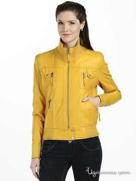 Куртка Мультибренд женская, цвет желтый