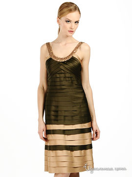 Платье JS Collection женское, цвет хаки