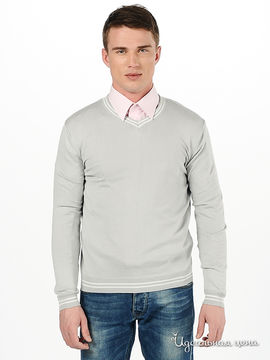 Пуловер WOOLLEN ART мужской, цвет серый