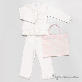 Пижама Chicco для девочки, цвет белый / розовый