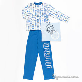 Пижама Chicco для мальчика, цвет голубой / белый