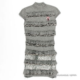 Платье Pierre Cardin для девочки, цвет серый