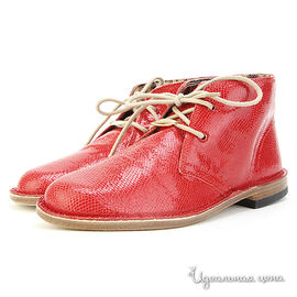Ботинки Bouton женские, цвет красный